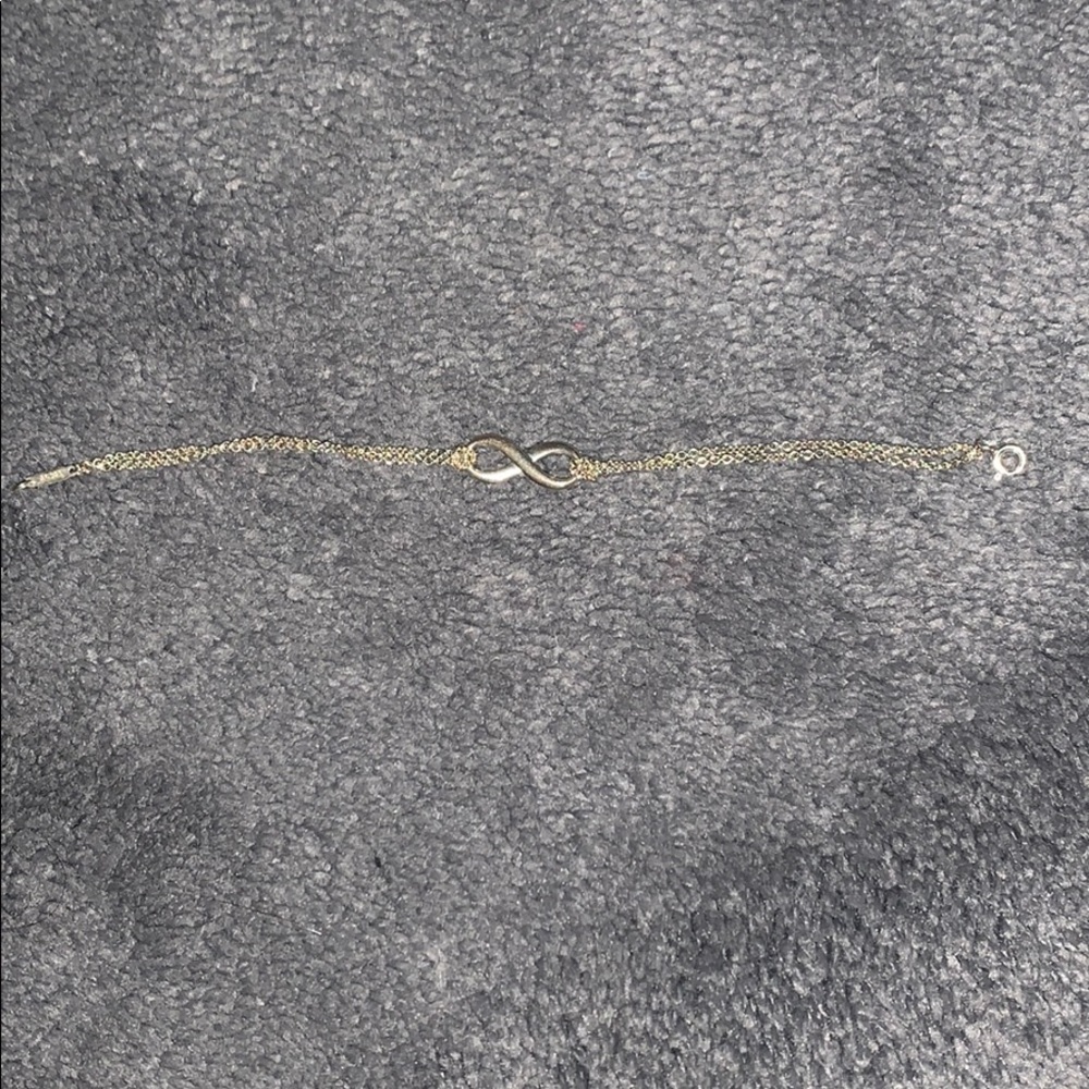 Silver Tiffany and Co. Infinity Bracelet